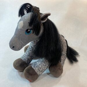 Build a Bear‎ Horses & Hearts Club Appaloosa Gray Dappled Pony BAB Plush Toy